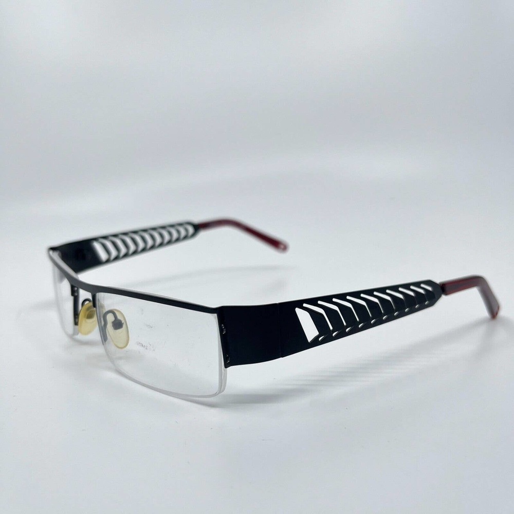 Schubach Originals Eyeglasses‎ Frames High Roller Black Red 51-18-130 H6898